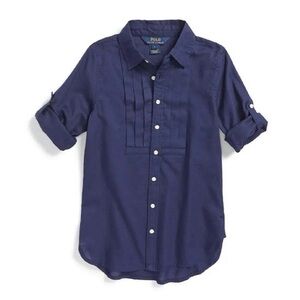 Polo by Ralph Lauren Kids Navy Button-Down Shirt